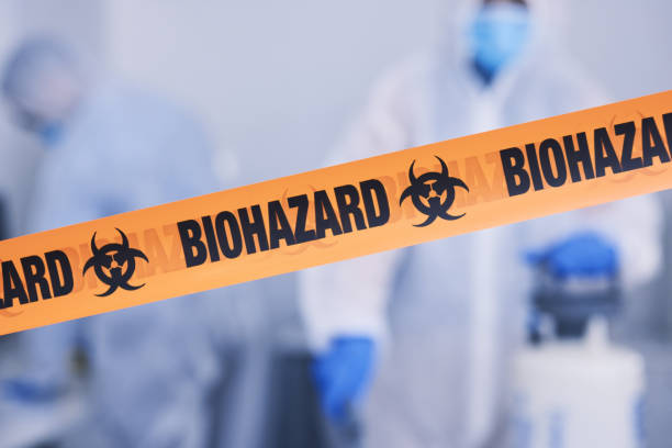 Professional Biohazard Cleanup technician working in Vallecito, CA